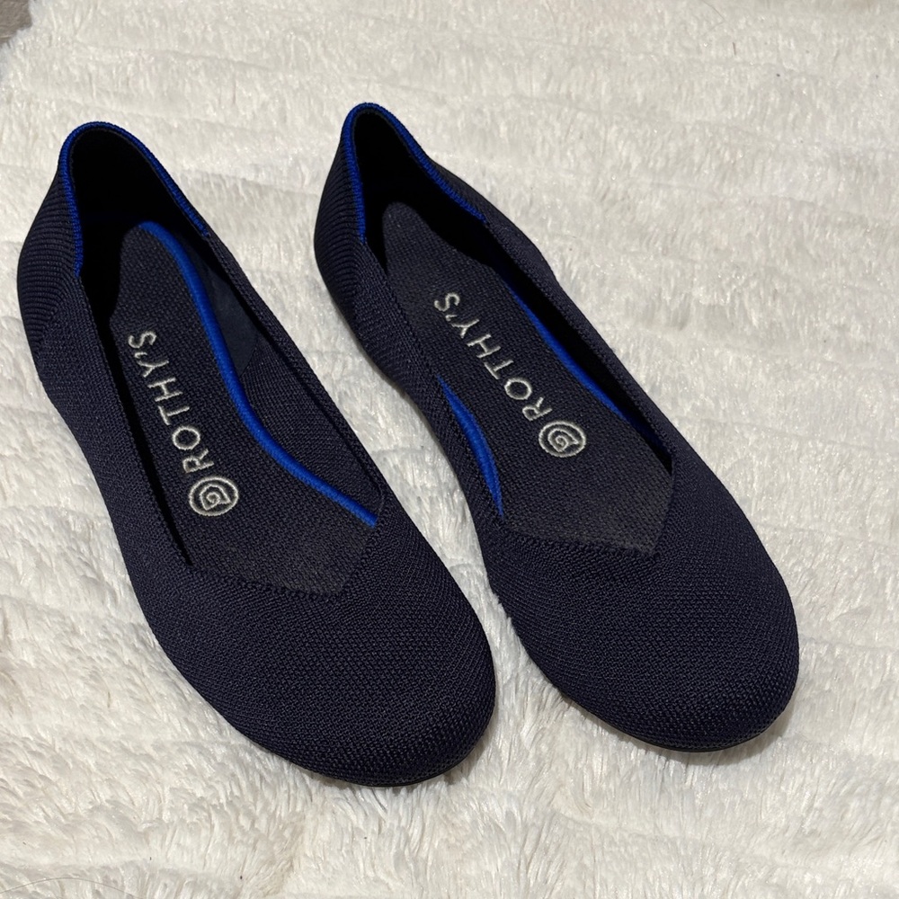 Rothy's Women's Navy and Blue Flats